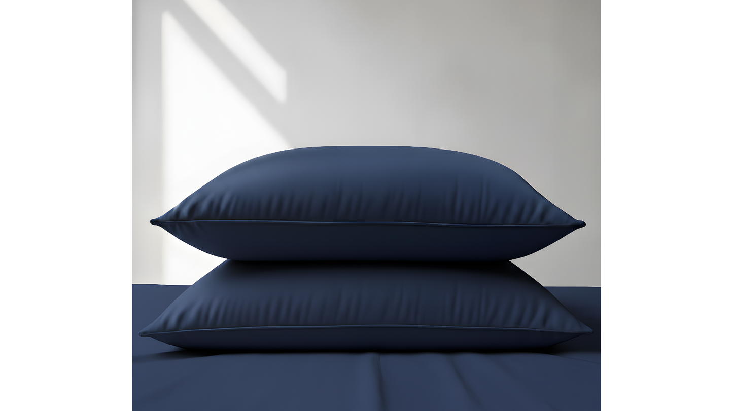 Premium Plain Navy Bedsheet