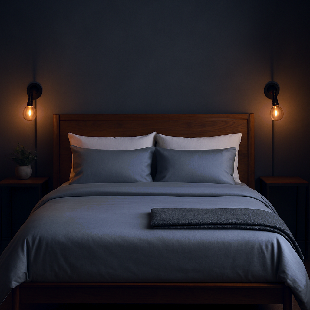 Premium Plain Grey Bedsheet