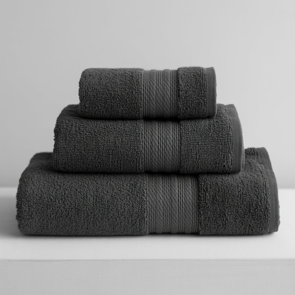 Pure Weave Grey Towels